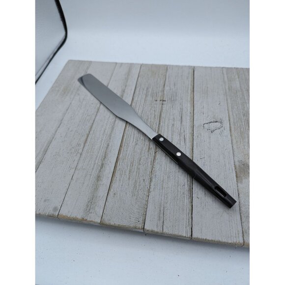 Vintage Household #1 Stainless Spatula Cake Icing Black Handle 13" - Picture 4 of 7